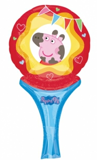 Peppa Pig Partyware: Inflate-A-Fun Air-Fillable Balloon (15x30cm) (NEW