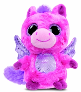 YooHoo & Friends Soft Toy: Cerise Pegasus Hot Pink 5inch